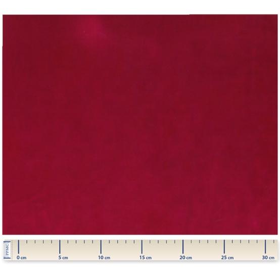 Tissu velours rouge
