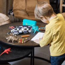 Trousse scolaire baleino bleu