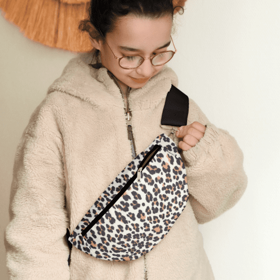 Petit sac banane leopard
