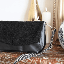 Rabat sac compagnon moumoute noire