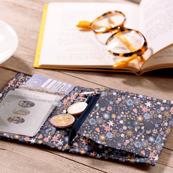 Portefeuille compact seventies