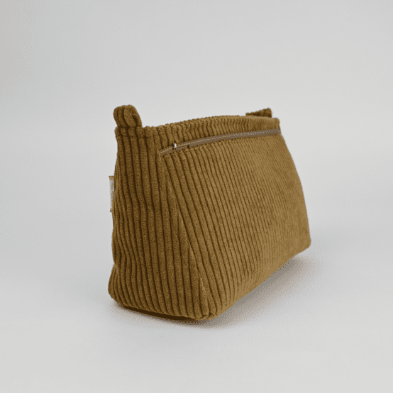 Base sac compagnon  velours côtelé large brun