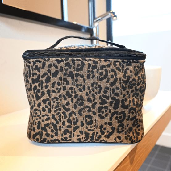 Vanity grand leopard matelassé moka