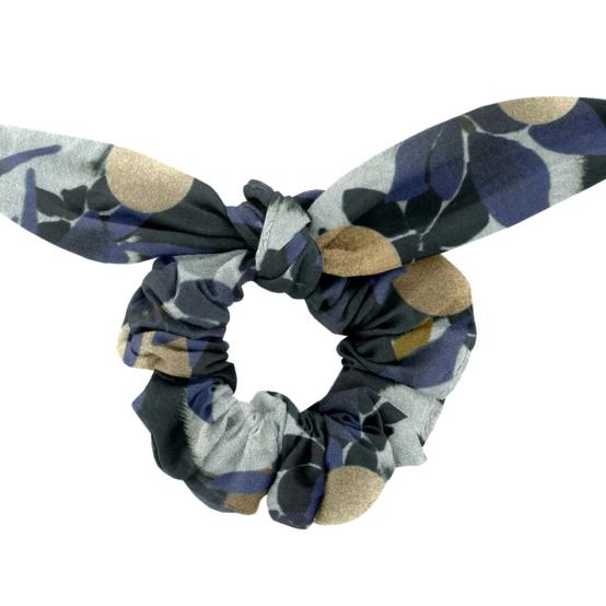 Chouchou nœud  flocon doré