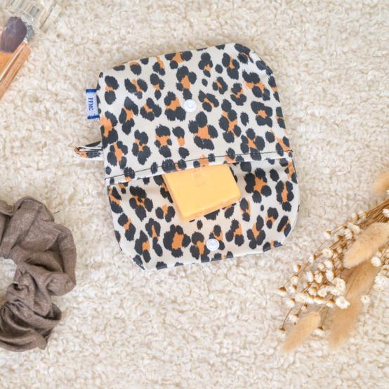 Pochette Savon leopard