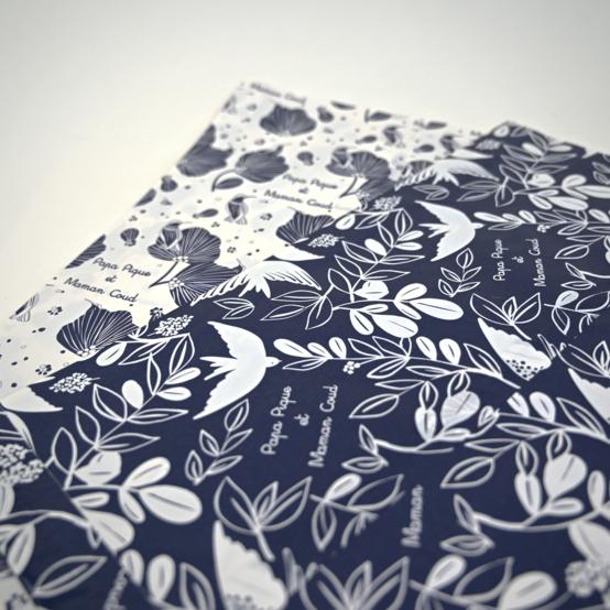 Pochette cadeau L (20 x 35 cm) - Coloris aléatoire