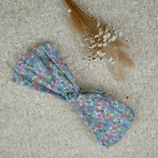 Bandeau croisé pastel fleuri