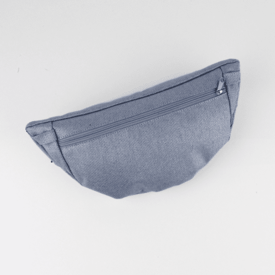 Petit sac banane jean irisé