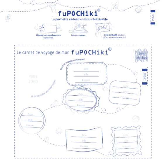 Fupochiki M (17.5 x 24 cm) parade royale