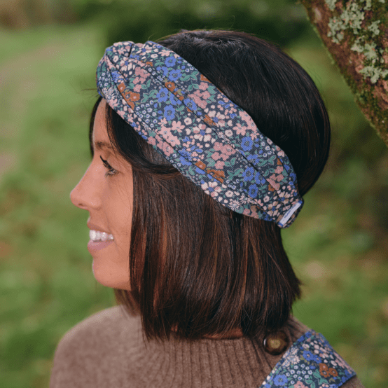 Bandeau croisé monet lilas