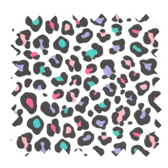 Coupon tissu 50 cm ex2505 léopard multicolore