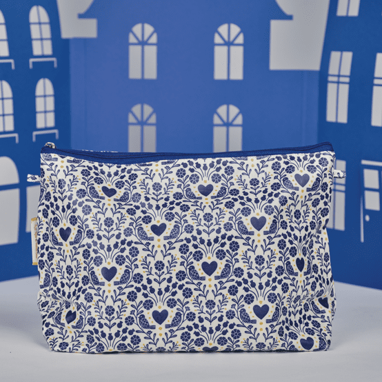 Trousse de toilette scandinavia bleu