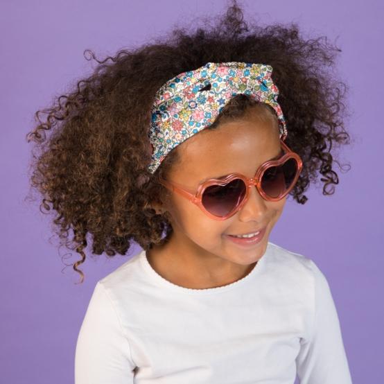 Bandeau croisé enfant mille et une fleurs