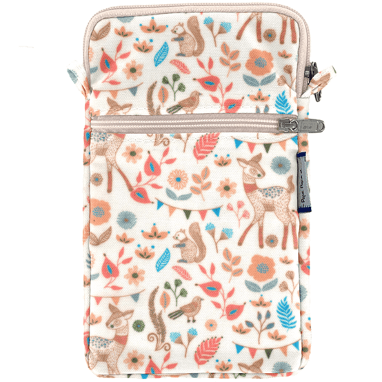 Pochette téléphone matelassée douceur des bois