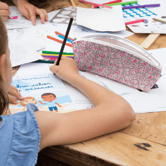 Trousse scolaire serenade fluo