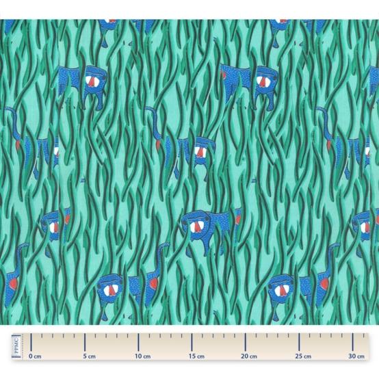 Tissu coton au mètre cache-cache babouin