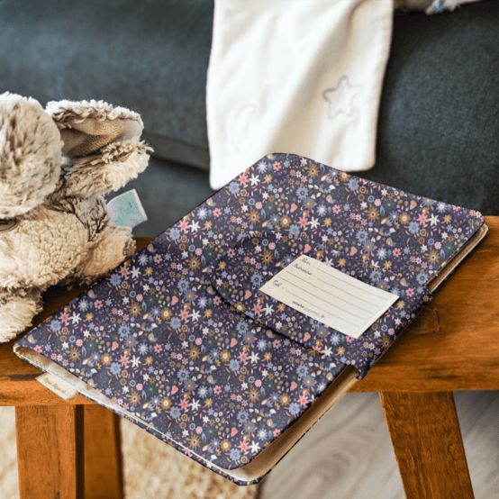 Protège carnet de santé seventies