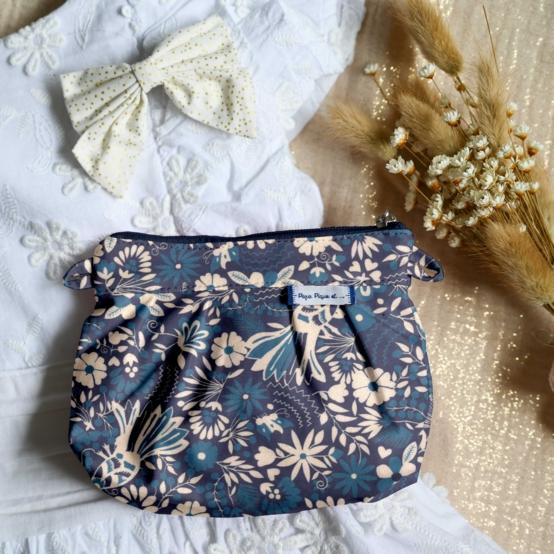 Mini pochette plissée parade royale