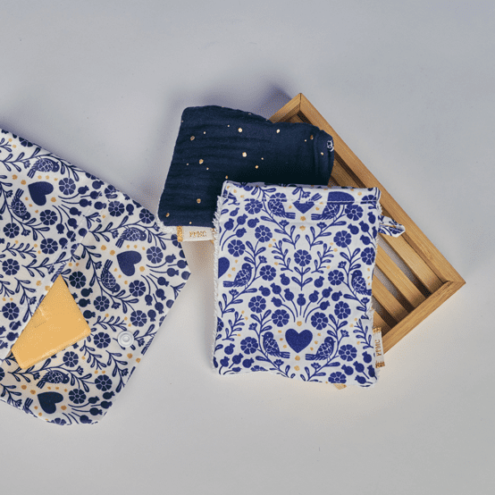 Mini-Gant Démaquillant scandinavia bleu