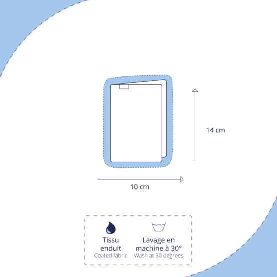 Portefeuille compact vague d'automne