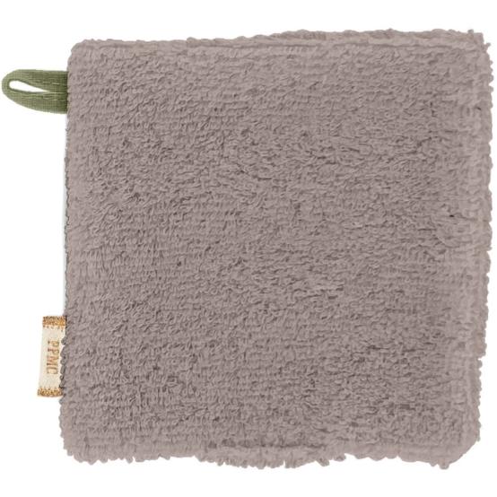 Carré Démaquillant Lavable gaze pois or vert amande