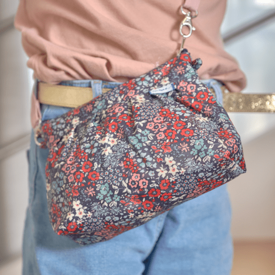 Pochette plissée jardin d'aurore