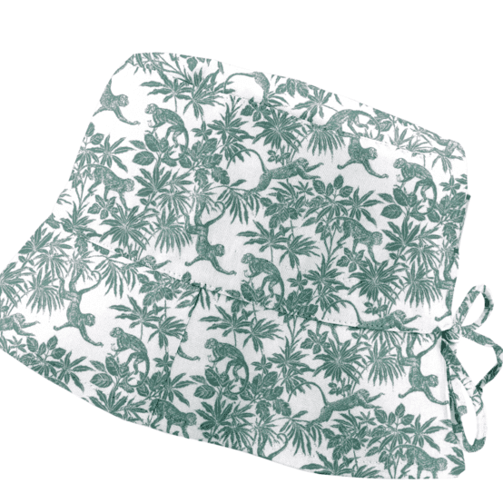 Chapeau de soleil enfant jungle vintage