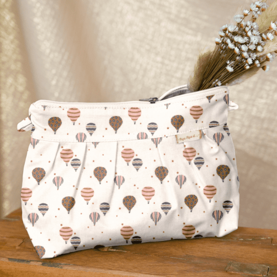 Pochette plissée montgolfiere