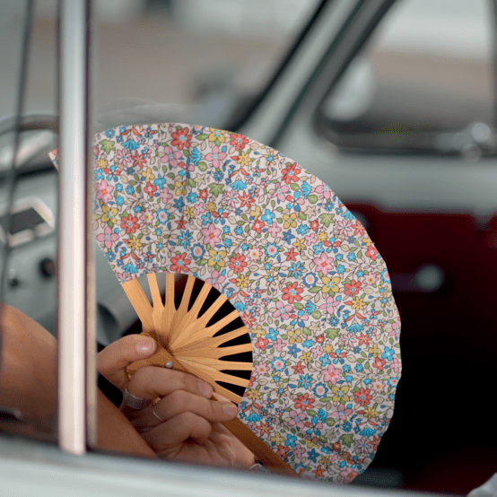 Eventail mille et une fleurs