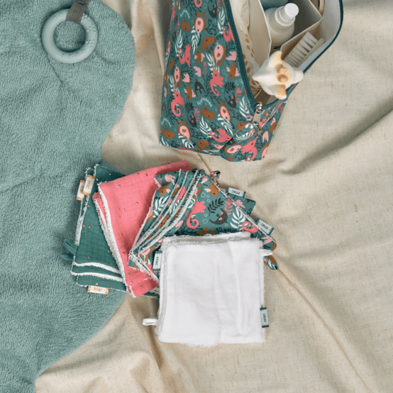 Carré Démaquillant Lavable sous l'océan