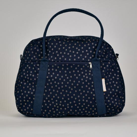 Sac bowling bulle bronze marine