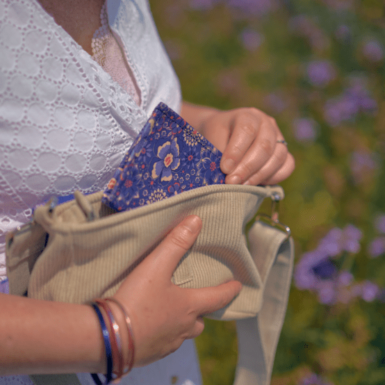 Portefeuille compact lavandula