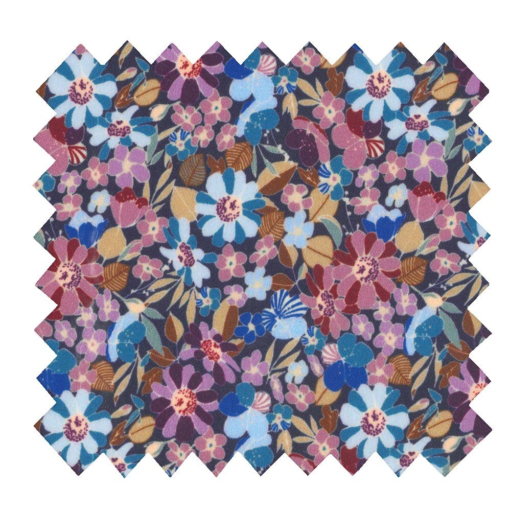 Tissu enduit épais au mètre bloom 70