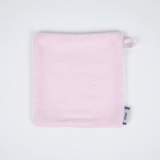 Carré Démaquillant Lavable oxford rose