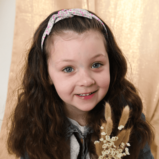 Serre-tête noeud serenade fluo