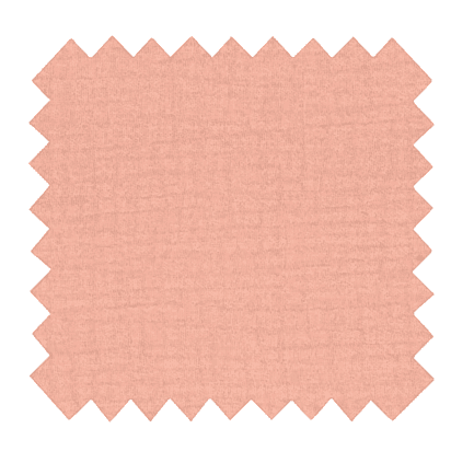 Tissu coton au mètre gaze rose
