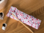 Pochette brosse à dents rose grenadine