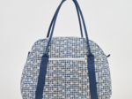 Sac bowling vichy brodé marine