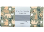 Coupon tissu 50 cm safari kaki