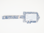 Etiquette bagage toile de biche