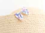 Barrette Mini Noeud Papillon comptine enchantée rose