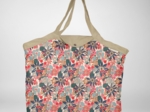 Sac cabas grand cerise en fleur