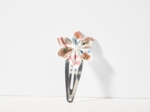 Barrette clic-clac fleur étoile douceur des bois