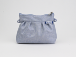 Mini pochette plissée jean irisé