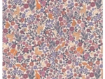 Coupon tissu enduit de 35cm  comptine enchantée rose