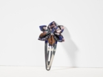 Barrette clic-clac fleur étoile monet lilas