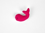 Barrette Baleine fuchsia