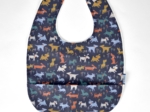 Bavoir tissu plastifié copain canin