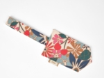 Etiquette bagage cerise en fleur