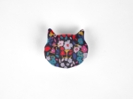 Barrette miaou romance fleurie